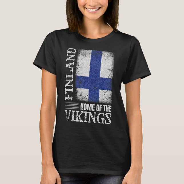 Finska Helsingforskontoret Finn Susi Suo Skandinav T Shirt (Framsida)
