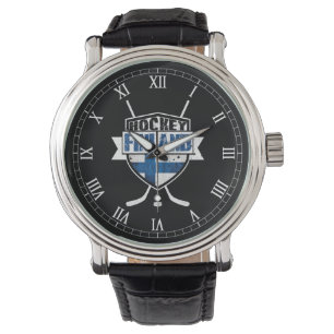 Finska ishockey Logotyp Shield Wrist Watch Armbandsur