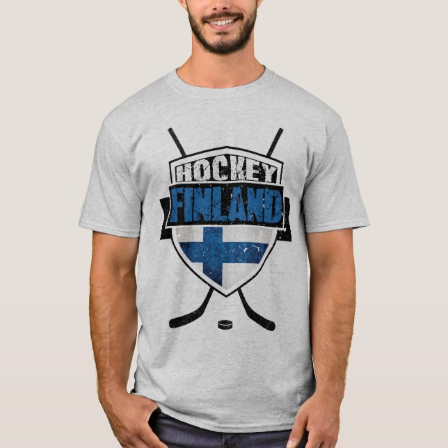 Finska isslöjet Hockey Shield Suomi Tee (Framsida)