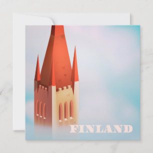 Finska kyrkobesöksaffisch