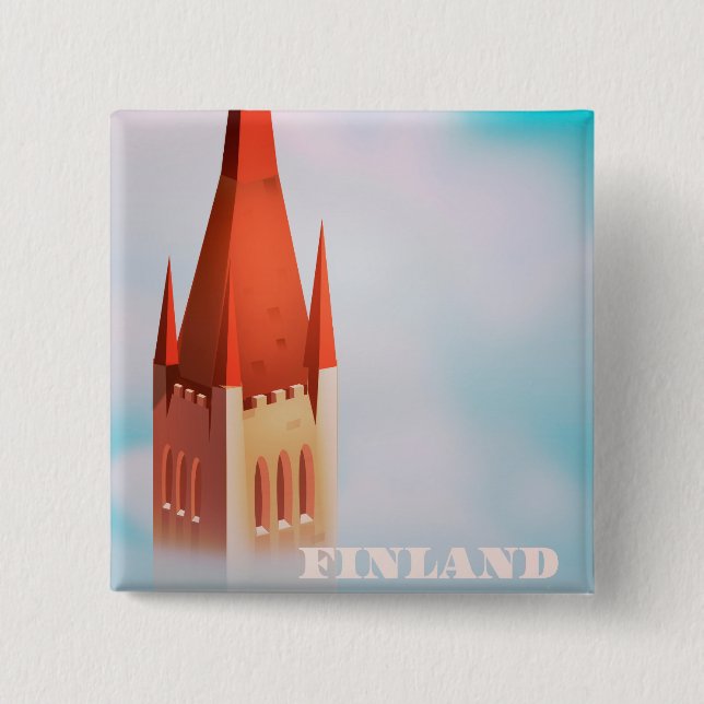 Finska kyrkobesöksaffisch knapp (Framsida)