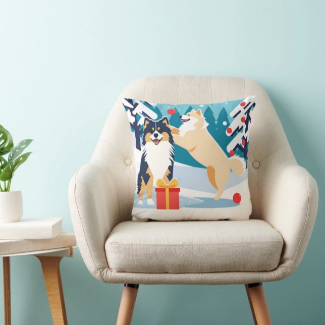 FINSKA LAPPHUND 2024 helgdag Kudde (Skapare uppladdad)