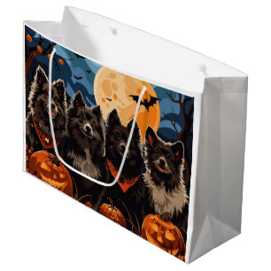 Finska Lapphund Halloween Spooky