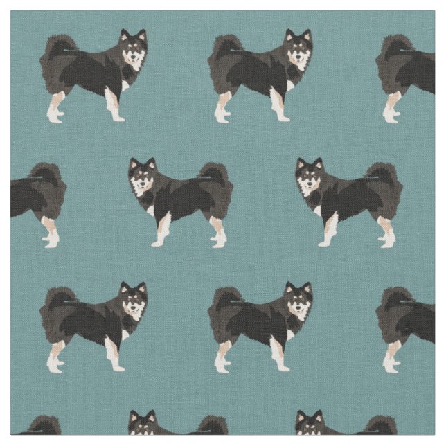Finska Lapphund-Hund Tyg (Närbild)