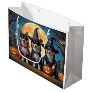 Finska Lapphund Hundar Pumpkin Halloween Funny
