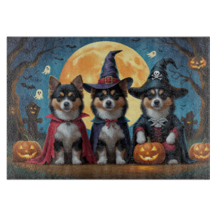Finska Lapphund Hundar Pumpkin Halloween Funny