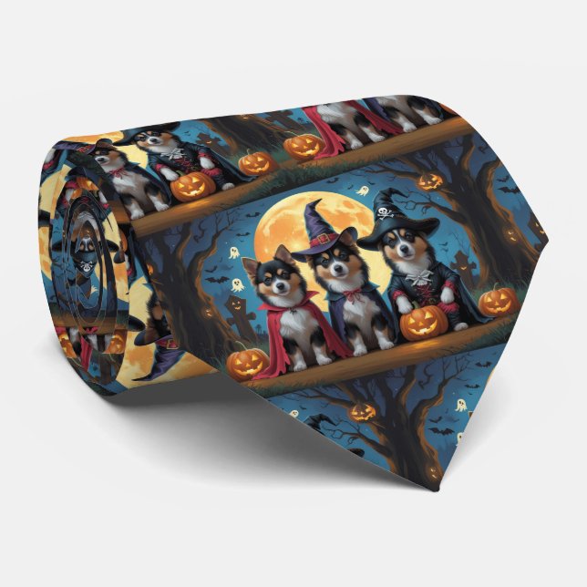 Finska Lapphund Hundar Pumpkin Halloween Funny Slips (Rullad)