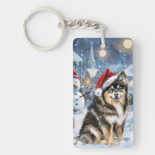 Finska Lapphund Winter Wonderland jul Joy