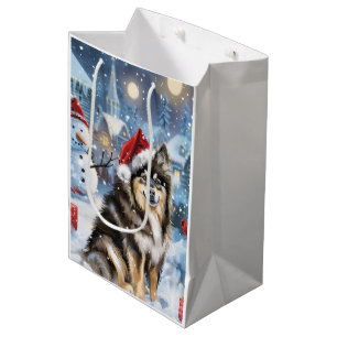 Finska Lapphund Winter Wonderland jul Joy