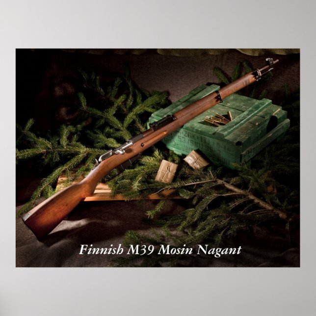 Finska M39 Mosin Nagant Poster (Framsidan)
