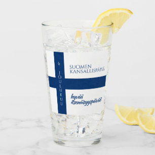 Finska nationaldagen i Suomen Kansallispäivä Glaskopp