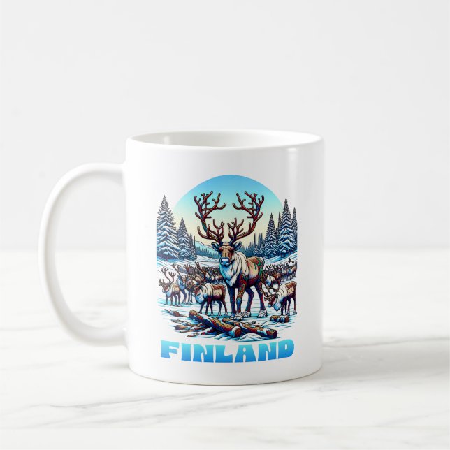 Finska renbesättningen kaffemugg (Vänster)