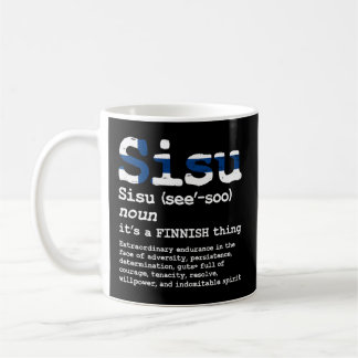 Finska Sisu Finland Sisu Print Finlands Sisu Produ Kaffemugg