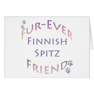 Finska Spitz Furever Hälsningskort