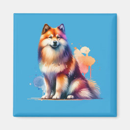 Finska Spitz Hund Magnet