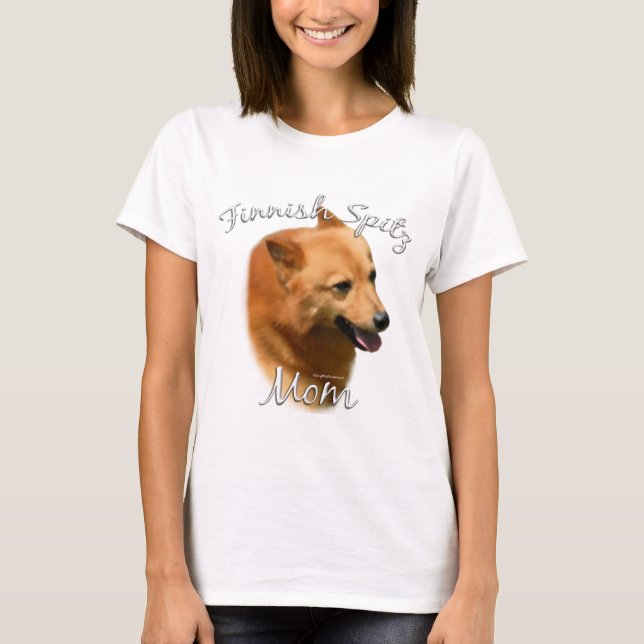 Finska Spitz Mamma 2 Tee Shirt (Framsida)