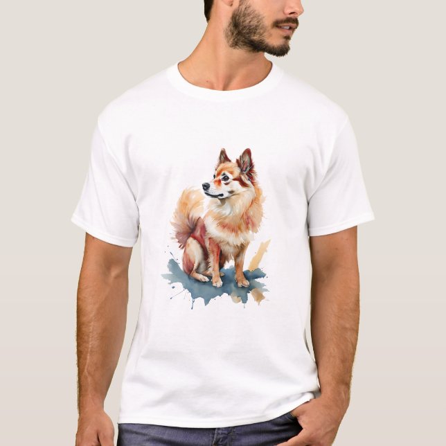 Finska Spitz T Shirt (Framsida)