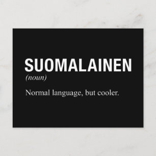 FINSKA Språket Vykort