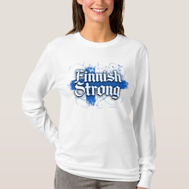 Finska Strong (Finland) Tee (Framsida)