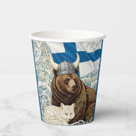 Finska Viking Bear, Arktiska räven Art nouveau
