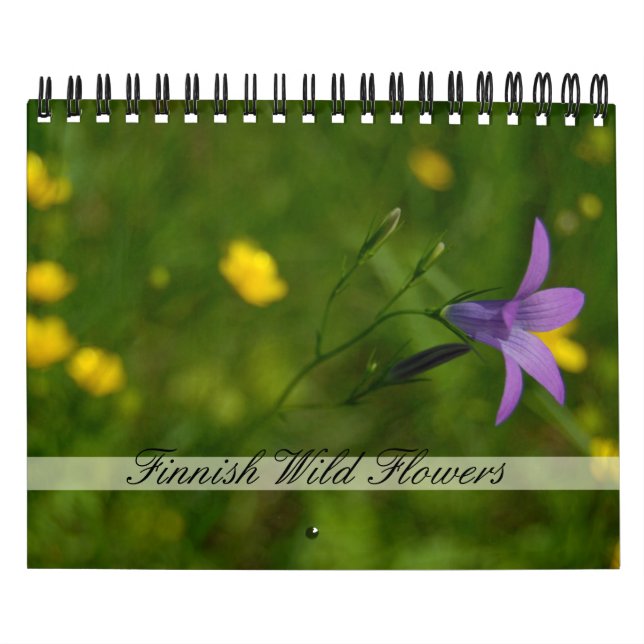 Finska Vilden Flowers Calendar Kalender (Omslag)
