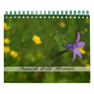 Finska Vilden Flowers Calendar Kalender