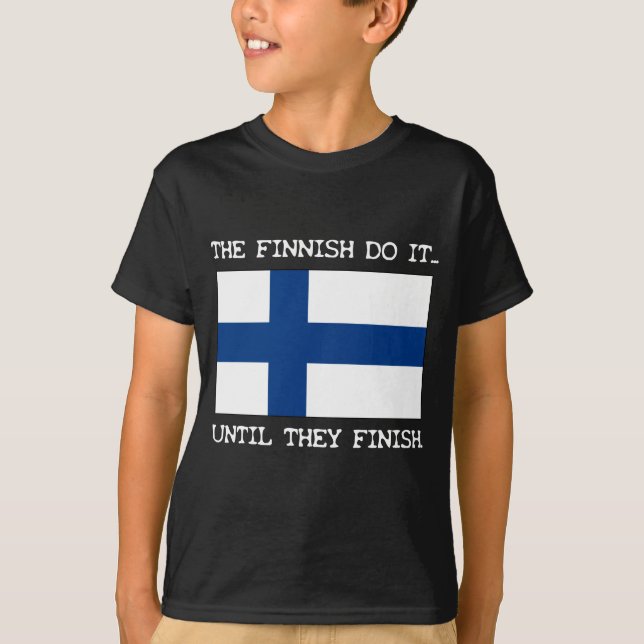 Finskan gör det…, Tills de avslutar sig Tee (Framsida)
