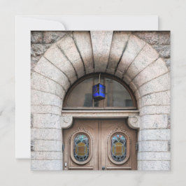 Finskt dörrhälsningskort julkort