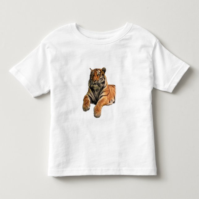 Fint Bengal Tiger Ansikte & Tass Photo T Shirt (Framsida)