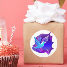 Fint Blue Dove Graphic