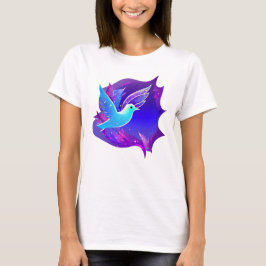 Fint Blue Dove Graphic T Shirt