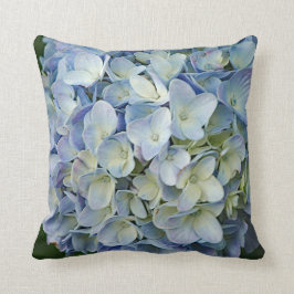 Fint Blue Hydrangea Flowers Photo Kudde