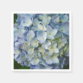 Fint Blue Hydrangea Flowers Photo Pappersservett