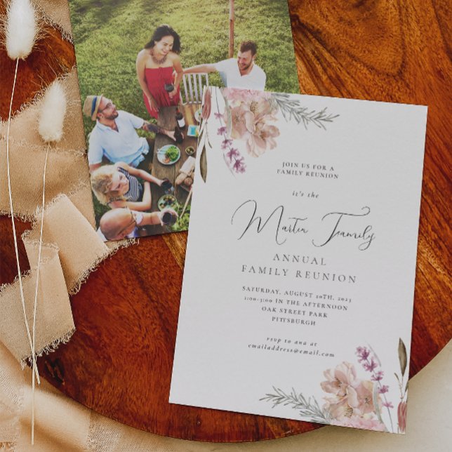 Fint Boho Watercolor Family Reunion Photo (Skapare uppladdad)
