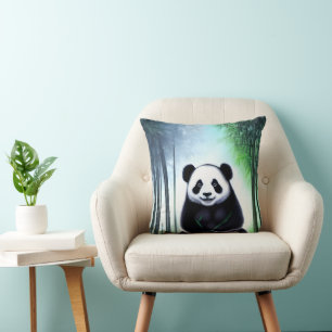 Fint, fegt lilla Panda Bear Unge Kudde