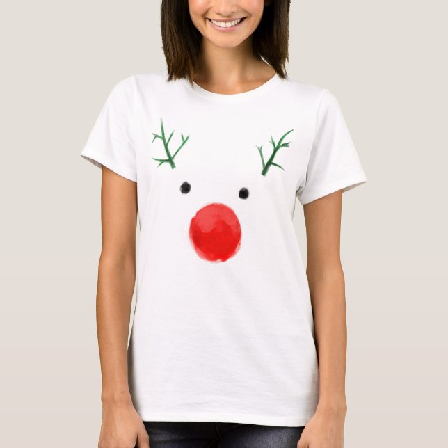 Fint fräck juldjur t-shirt (Framsida)