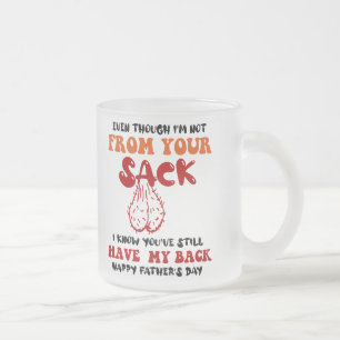 Fint gag kaffe även om jag inte är från din sac frostad glasmugg