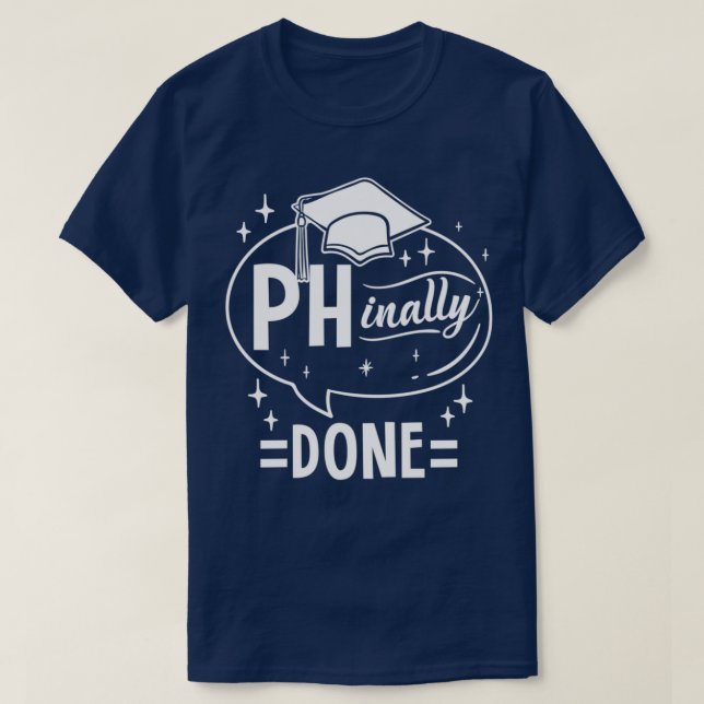 Fint gjort för PHD T Shirt (Design framsida)