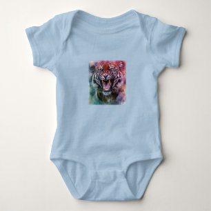 Fint Growling Bengal Tiger Ansikte Photo T Shirt