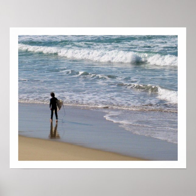 Fint konstaffisch från strandfotografering poster (Framsidan)