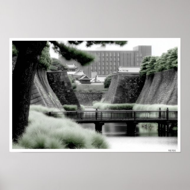 FINT KONSTILLUSTRATION OSAKA JAPAN POSTER (Framsidan)