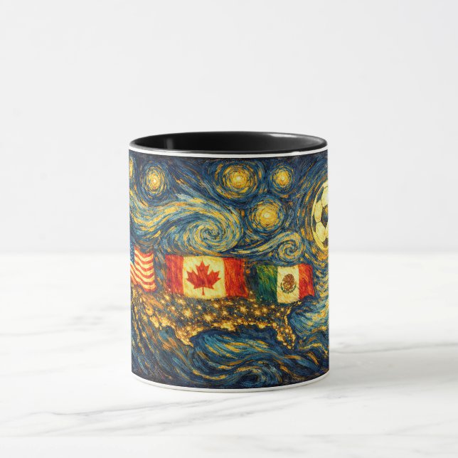 Fint konstväggkonst i Van Gogh-stil  USA MX CA Mugg (Center)