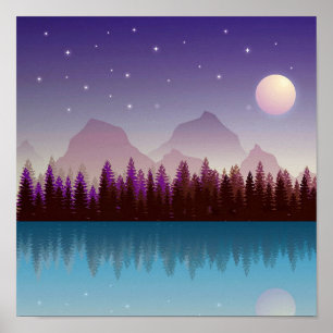 Fint liggande poster