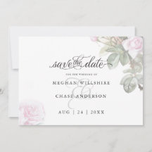 Fint målat Rosa ros BarefootBride™