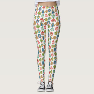 Fint men kute, Uggla Julsötare Helgdag Leggings