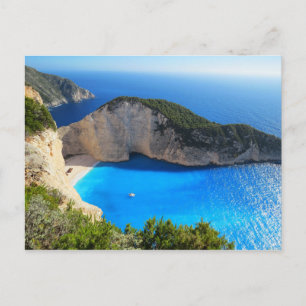 Fint Navagio Beach, Grekland Vykort