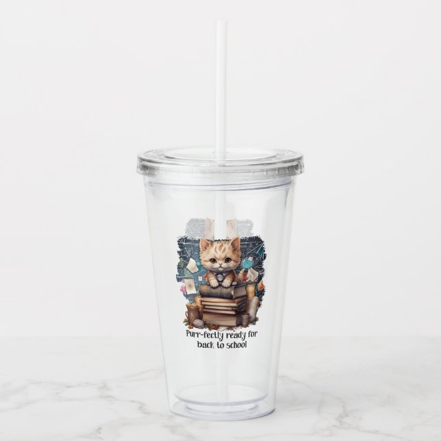 Fint Redo för Back to school Take Away Mugg (Framsida)