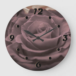 Fint röd rosa ros-blommor är romantiska stor klocka