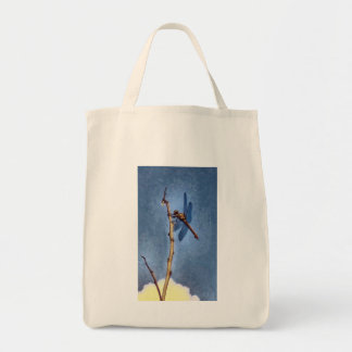 Fint shopping bag med dragonfly-utskrift tygkasse