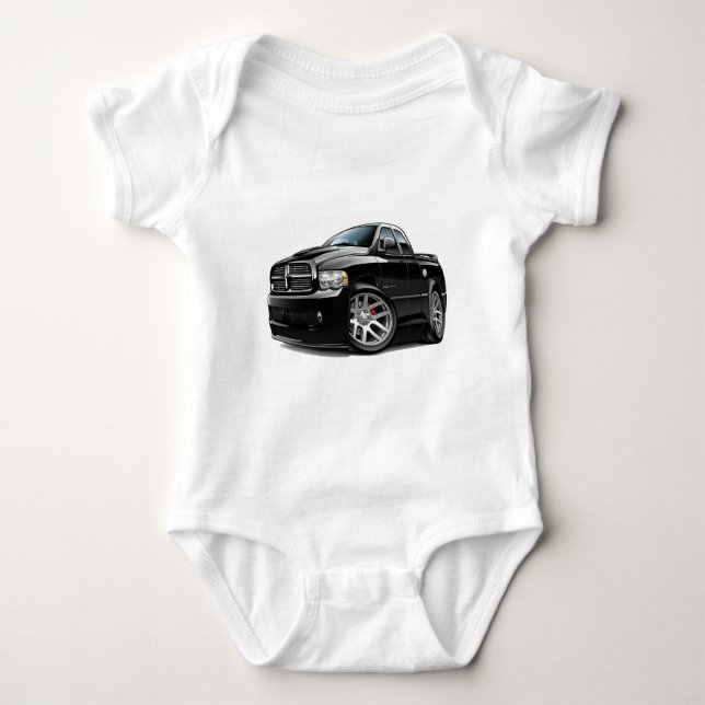 Fint SRT10 rammar den Dualcab svarten T-shirt (Framsida)